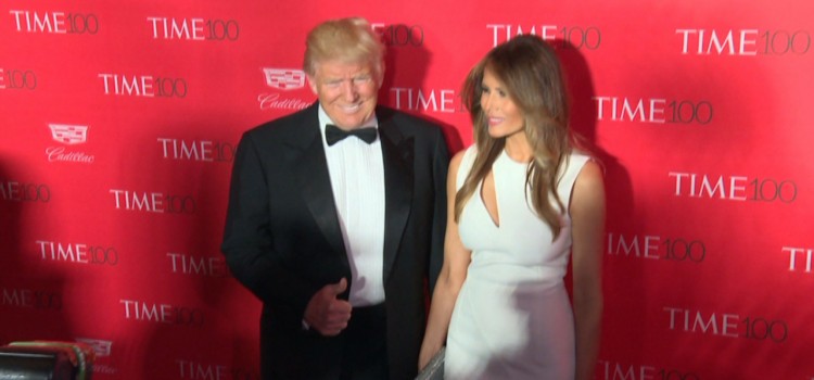 Donald And Melania Trump Dazzle Celebrity Crowd At Time 100 Gala