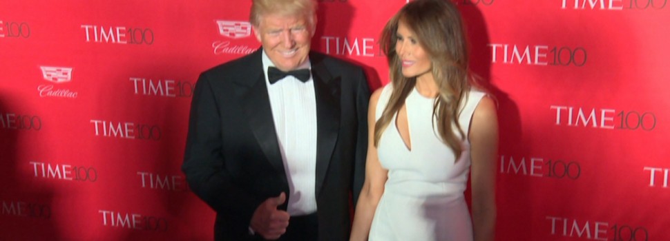 Donald And Melania Trump Dazzle Celebrity Crowd At Time 100 Gala