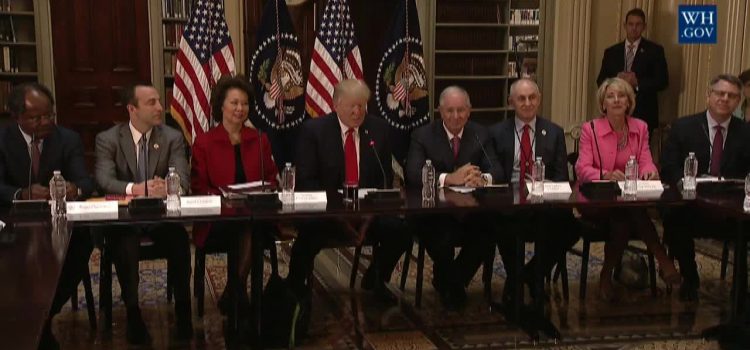 President Trump Meets With World Class Business Leaders