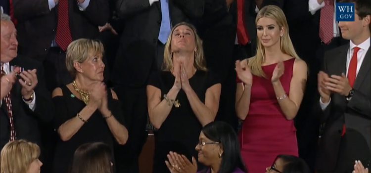 President Trump And An Emotional Moment With Carryn Owens