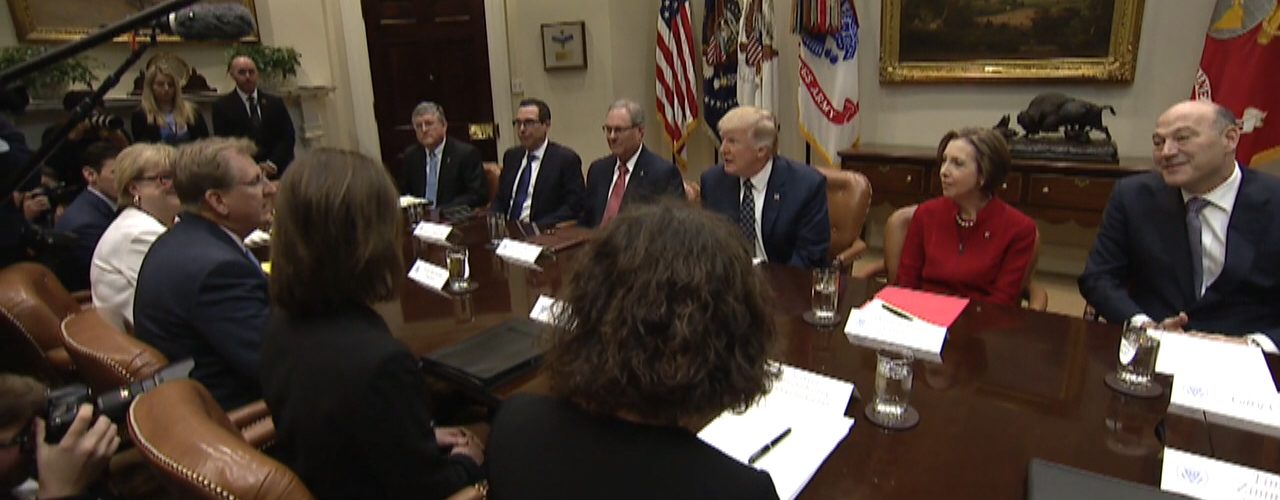 President Trump With CEOs of Small and Community Banks
