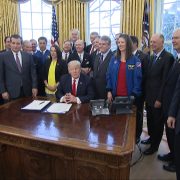 President Trump Supports Space Program And Signs S. 442