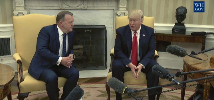 President Trump Meets with Prime Minister Rasmussen