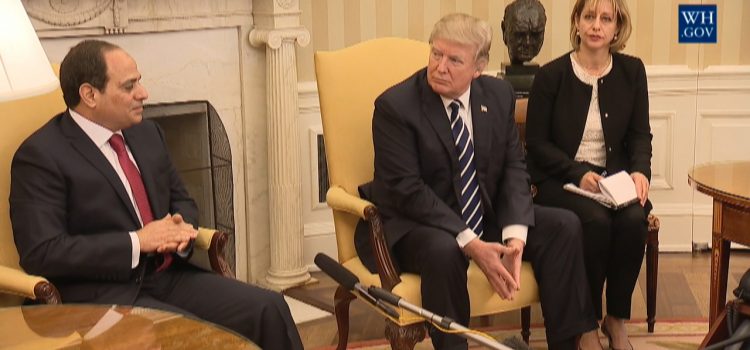 President Trump Says The President of Egypt Is Doing “A Fantastic Job”