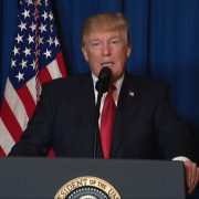 President Trump Addresses Military Strike On Syria