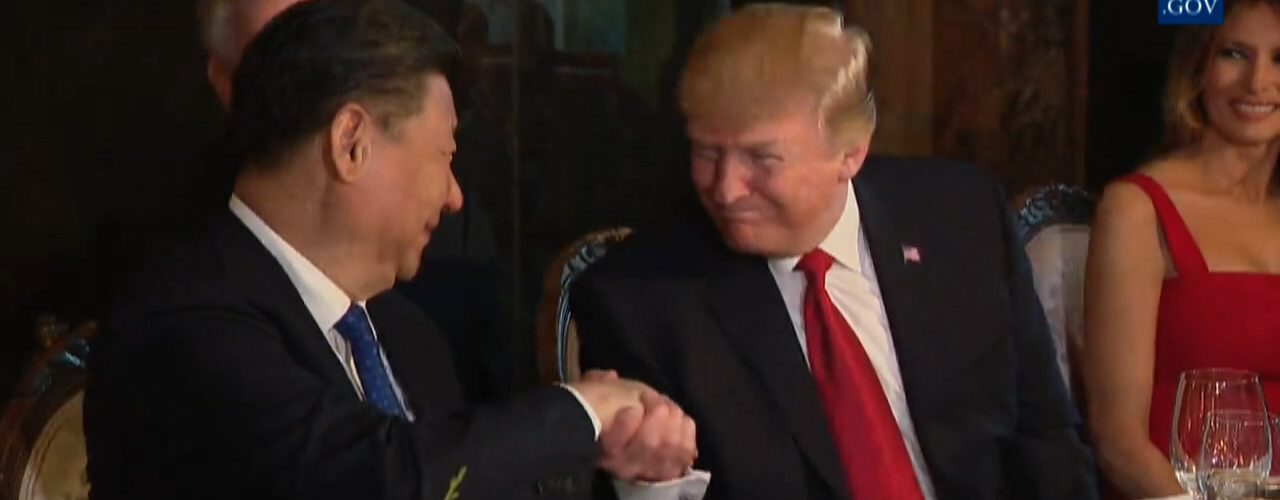 President Trump And First Lady Dine With The President of China