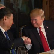 President Trump And First Lady Dine With The President of China