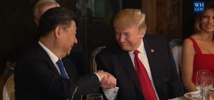 President Trump And First Lady Dine With The President of China