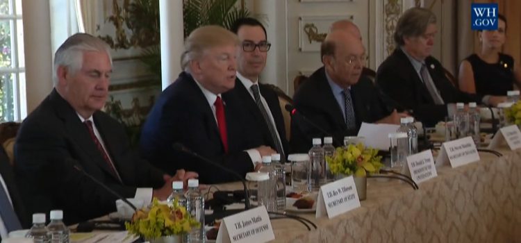 President Trump Leads A Bilateral Meeting with President Xi Jinping of China