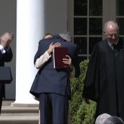 Supreme Court Justice Gorsuch Gives His Wife An Emotional Hug
