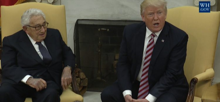 President Trump Meets Henry Kissinger After Firing FBI Director