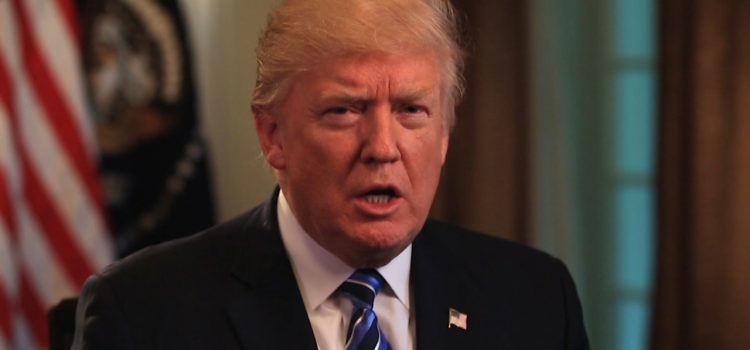 President Trump Moves Past Controversy In His Weekly Address