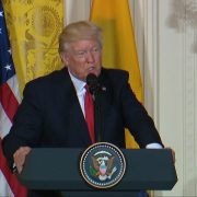 President Trump Is Asked If Special Counsel Is A Witch Hunt
