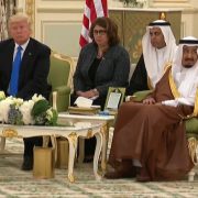 President Trump And Signing Ceremony With King Salman In Saudi Arabia