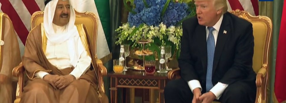 President Trump Has a Very Friendly Meeting With The Emir Of Kuwait