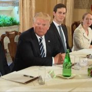 President Trump And Prime Minister Paolo Gentiloni of Italy Talk About The Pope