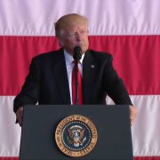 President Trump Takes The Fight To Naval Air Station Sigonella