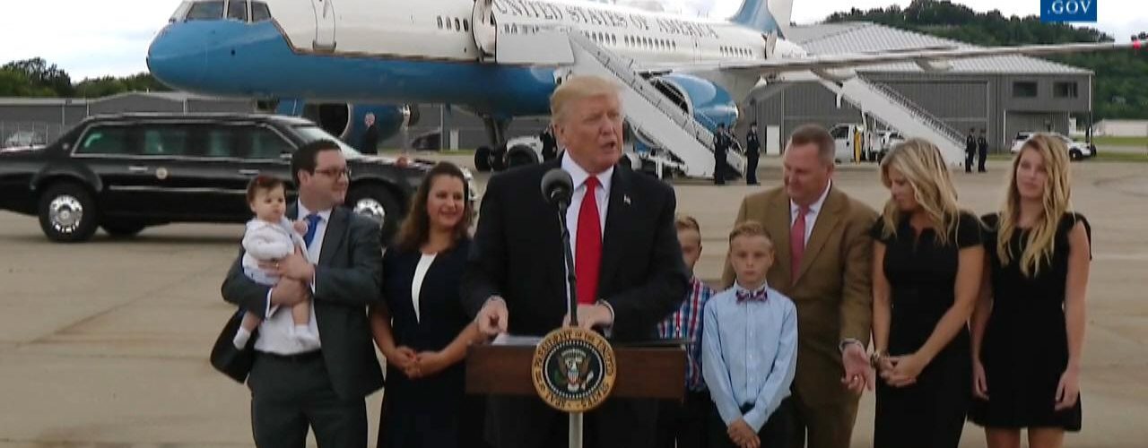 President Trump Addresses Health Care and Rips Obamacare