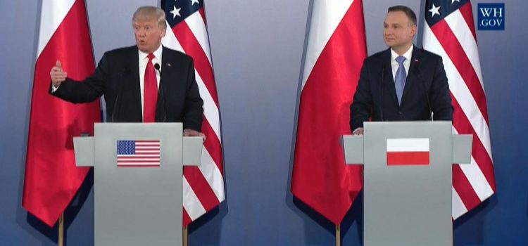 President Trump Attacks CNN, Fake News And North Korea In Poland