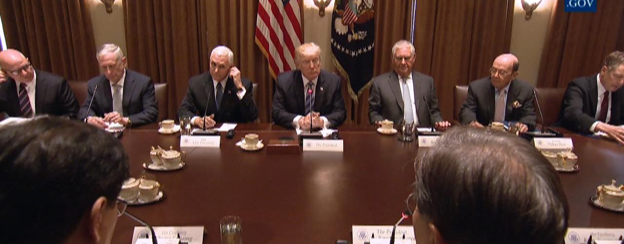 President Trump Holds Bilateral Meeting With South Korea