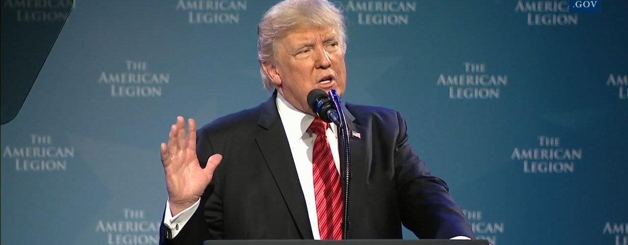 President Trump Honors Veterans of ‘The American Legion’