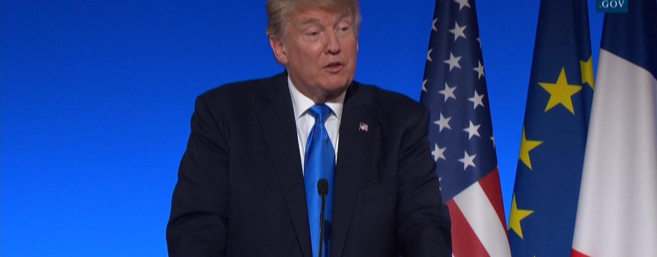 President Trump Indicates New Thinking With Paris Accord