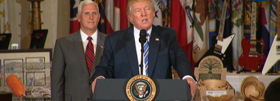 President Trump Makes A Pledge To American Workers and Businesses