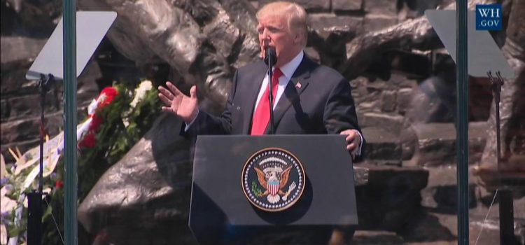 President Trump Speaks Out Against Russian Interference and Radical Islamic Terrorism