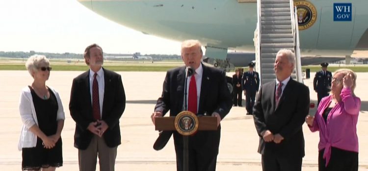 President Trump Talks About Obamacare Disaster