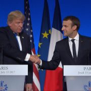 President Trump With President Macron Speaks To The People of France