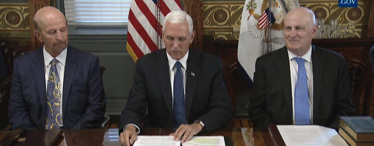 Vice President Pence Looks For Political Support From Philanthropists