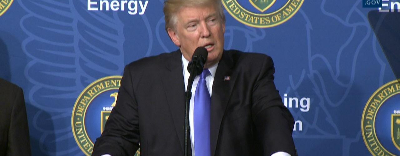 President Trump Makes A Statement At ‘Unleashing American Energy’ Event