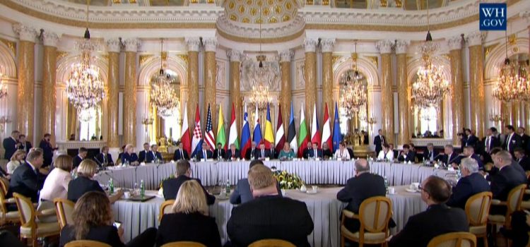 President Trump Speaks Strongly at Three Seas Initiative Summit