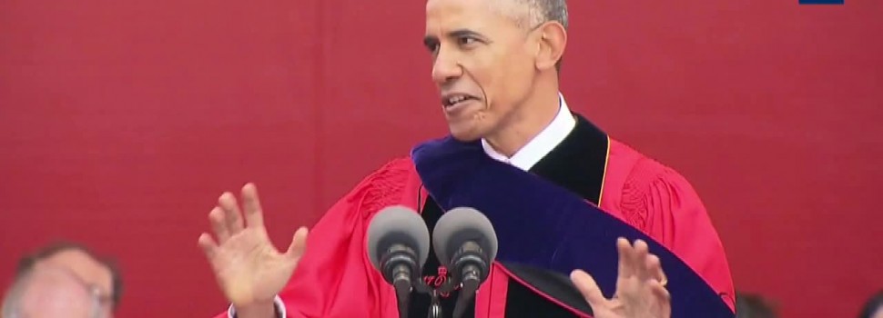 President Obama Mocks Donald Trump At Rutgers University