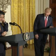 President Trump Addresses Japanese Prime Minister Abe