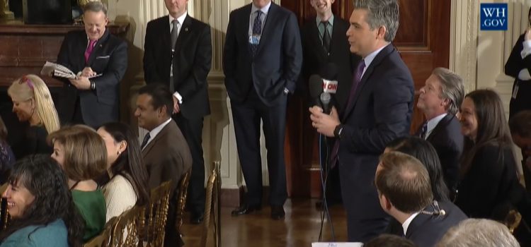 President Trump Talks With Jim Acosta of CNN About Fake News