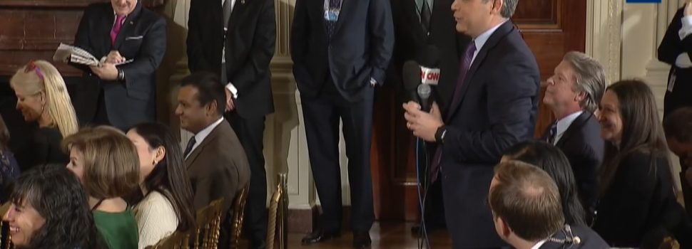 President Trump Talks With Jim Acosta of CNN About Fake News