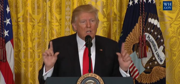 President Trump Says He Didn’t Divide America