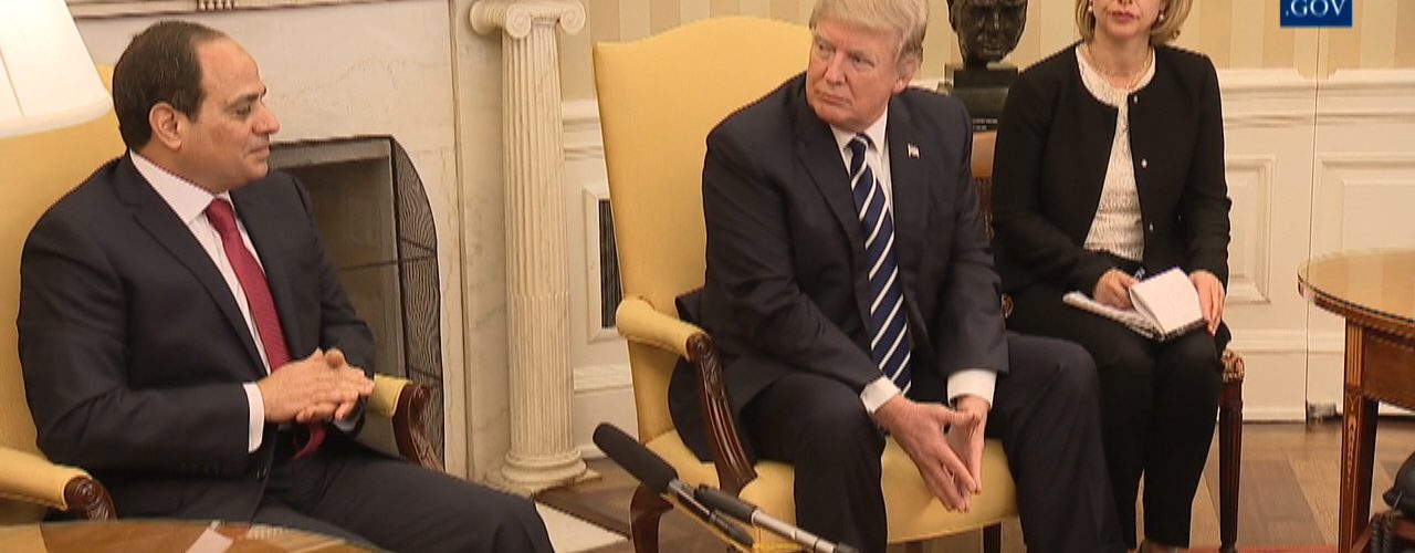 President Trump Says The President of Egypt Is Doing “A Fantastic Job”