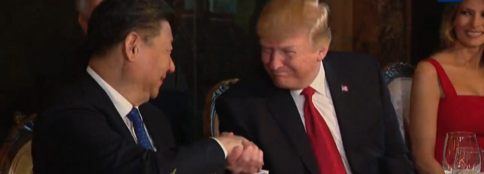 President Trump And First Lady Dine With The President of China