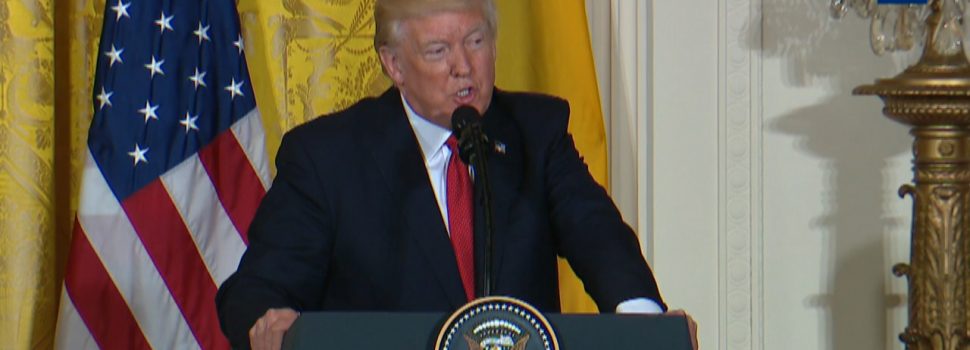 President Trump Is Asked If Special Counsel Is A Witch Hunt