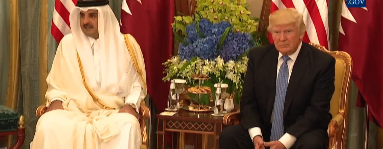 President Trump and The Emir of Qatar