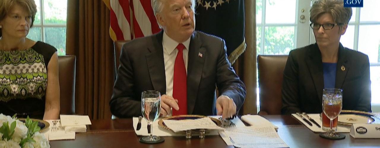 President Trump Invites Senators To Lunch